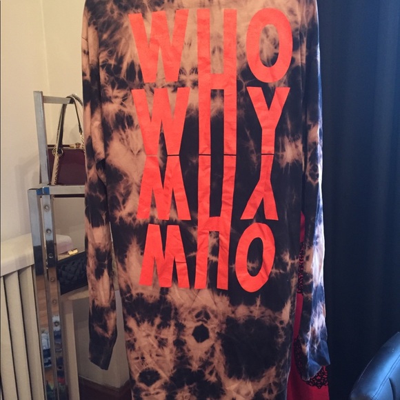 NEW W/O TAG COLLUSION TIE DYE PRINT DRESS - Picture 1 of 4